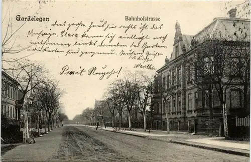 Gardelegen - Bahnhofstrasse - Bahnpost Berlin Hannover -452428