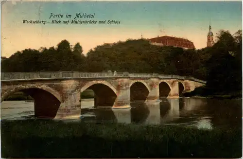 Wechselburg - Mulde - Muldenbrücke -452568
