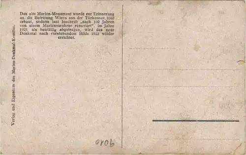 Klagenfurt, Das neue Marien-Denkmal -357010