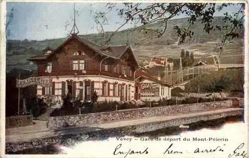 Vevey - Gare de depart du Mont-Pelerin -453040
