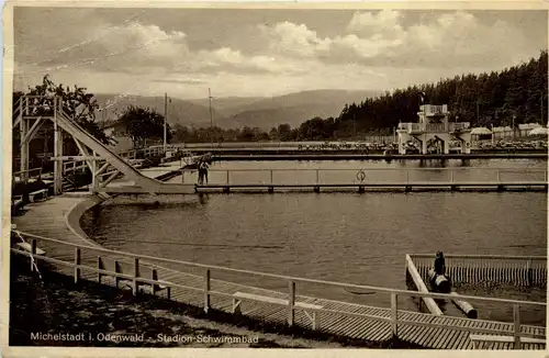 Michelstadt im Odenwald - Stadion Schwimmbad -451932