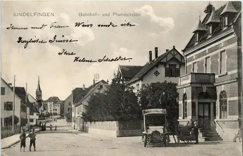 Sindelfingen - Bahnhof und Planiestrasse -73922