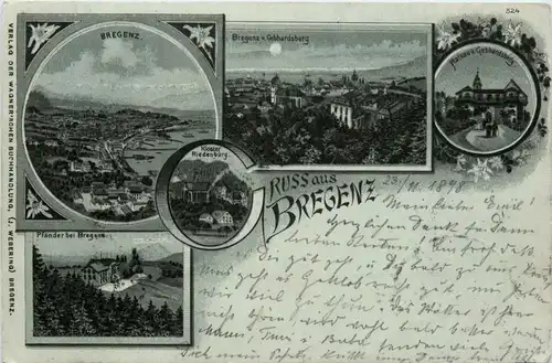 Gruss aus Bregenz - Litho -74142