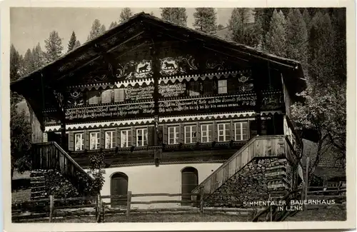 Simmentaler Bauernhaus bei Lenk -453230