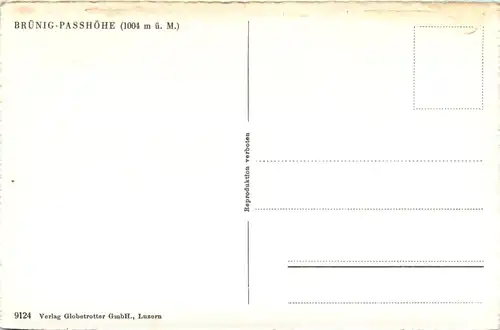 Brünig Passhöhe -453380