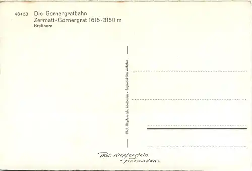 Gornergratbahn - Zermatt -452696