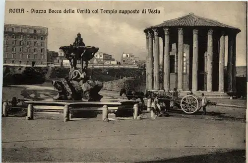 Roma - Piazza Bocca della Verita -74622