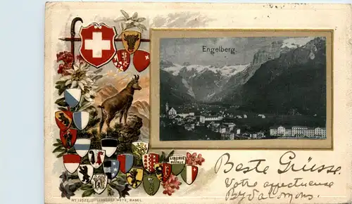 Engelberg - Prägekarte -453804