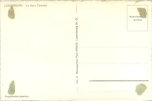 Luxembourg - La Gare Centrale -452784