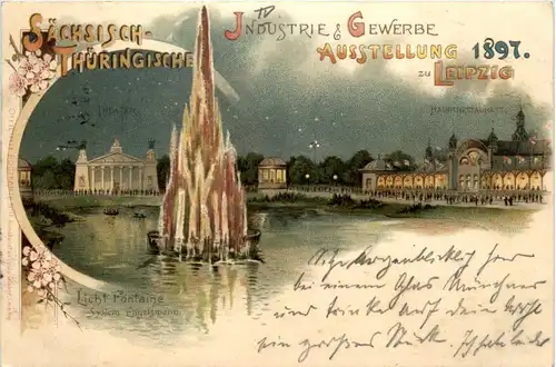 Leipzig - Industrie und Gewerbe Ausstellung 1897 - Litho -90682