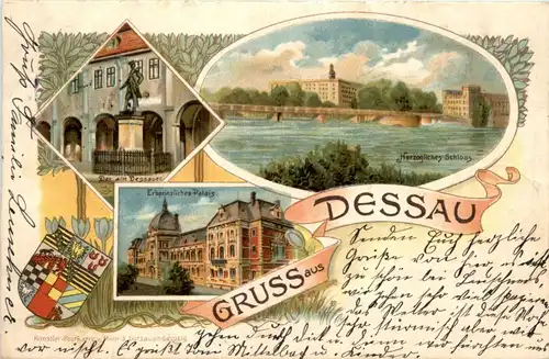 Gruss aus Dessau - Litho -90762