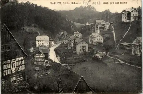 Rathen - Blick von der Ruine -452540