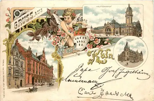 Gruss aus Köln - Litho -91098