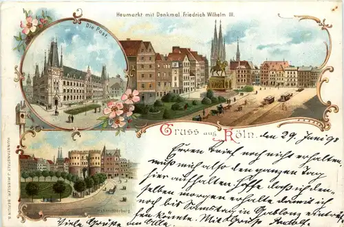 Gruss aus Köln - Litho -91082