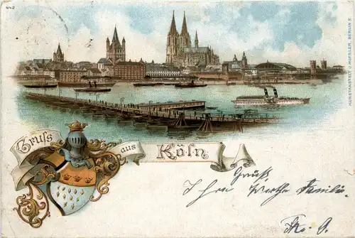 Gruss aus Köln - Litho -91068