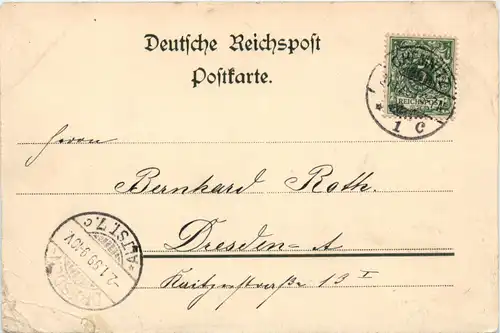 Chemnitz sonst und jetzt - Litho -91238