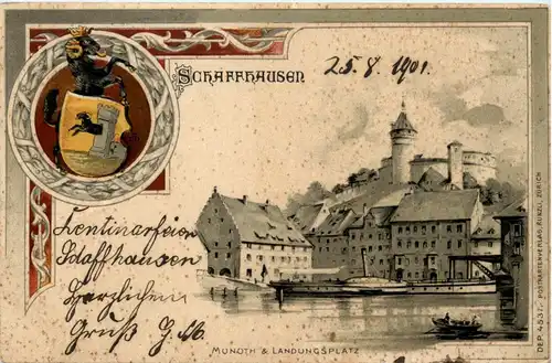 Gruss us Schaffhausen - Litho -90632