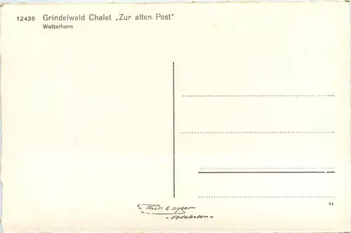 Grindelwald - Chalet Zur alten Post -453422