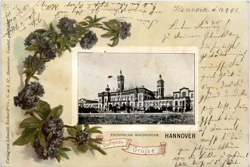 Hannover - Technische Hochschule - Litho - Duftkarte -91318