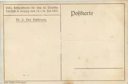 Leipzig - Deutschhes Turnfest 1913 -90732