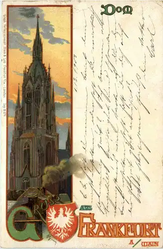 Gruss aus Frankfurt - Litho -90636