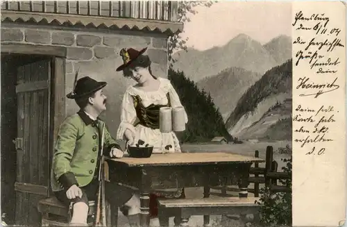 Paar in Trachten -91422