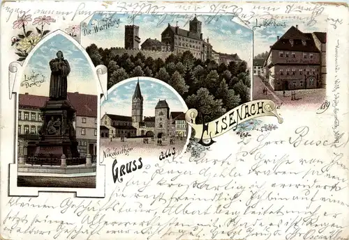 Gruss aus Eisenach - Litho -90932