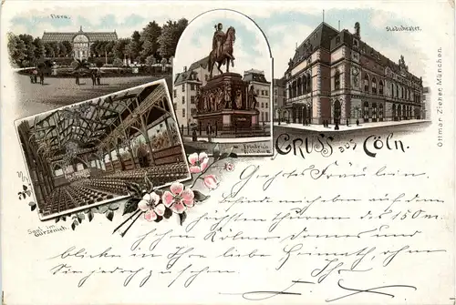 Gruss aus Köln - Litho -91542