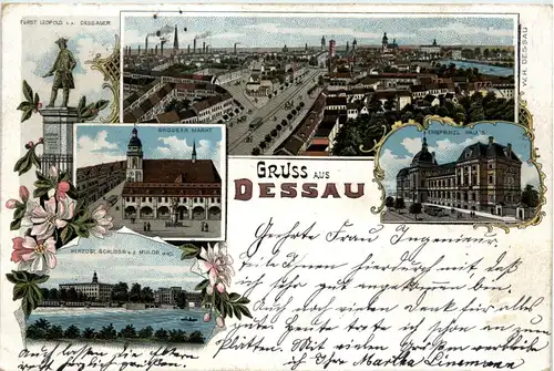 Gruss aus Dessau - Litho -90756