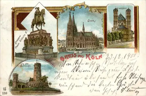 Gruss aus Köln - Litho -91052