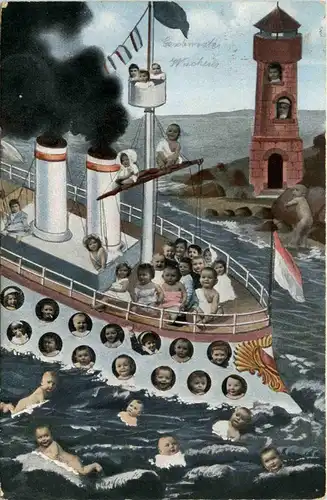 Kinder auf Schiff -90876