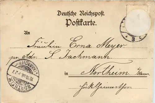 Gruss aus Hannover - Litho 1898 -91608