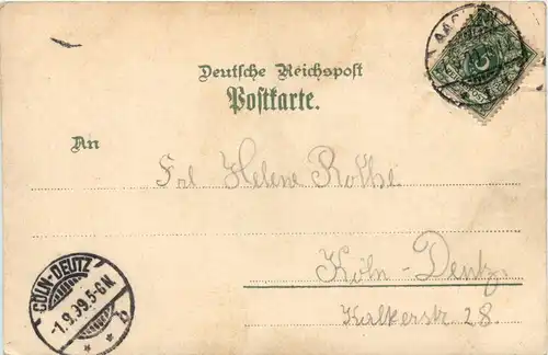 Gruss aus Aachen - Litho -91172