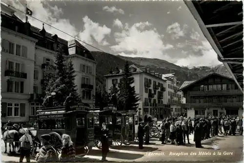 Zermatt - Reception des Hotels a la Gare -453416
