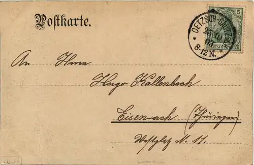 Sachsen - Reichstagswahl 1903 -90840