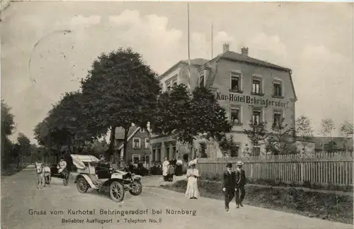 Gruss vom Kurhotel Behringersdorf bei Nürnberg Schwaig -91352