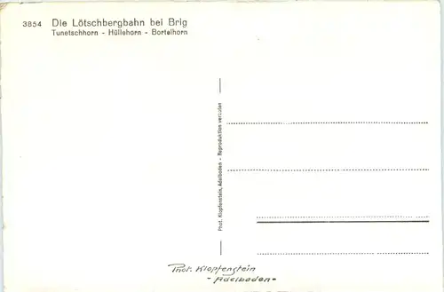 Lötschbergbahn bei Brig -452634