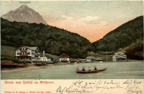 Gruss aus Urfeld am Walchensee - Kochel -91924