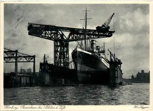 Hamburg - Riesenkran -76216