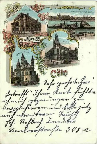 Gruss aus Köln - Litho -91120