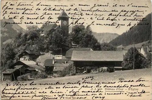 Chateau d Oex - L Eglise -453776