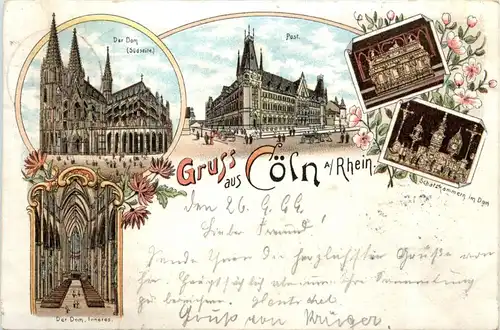 Gruss aus Köln - Litho -91140