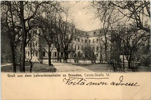 Gruss aus dem Lehrerinnenheim zu Dresden -91200