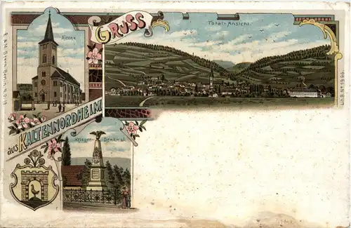 Gruss aus Kaltennordheim - Litho -91572