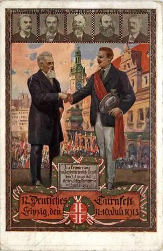 Leipzig - Deutschhes Turnfest 1913 -90734