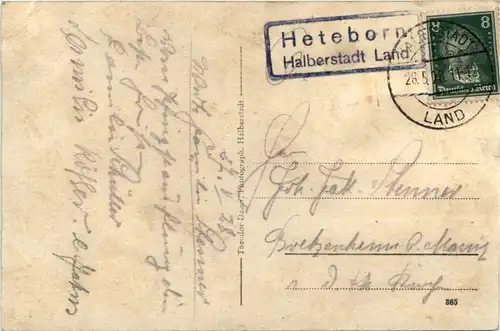 Hakel bei Heteborn - Gruss von der Domburg - Halberstadt Land -90754