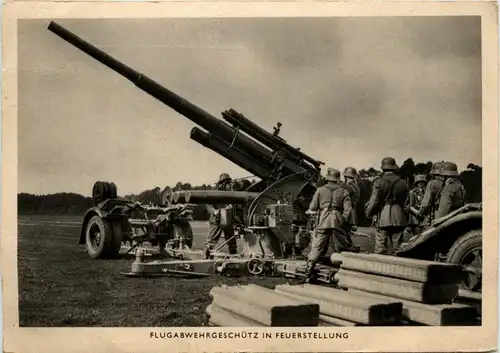 Flugabwehrgeschütz in Feuerstellung - 3. Reich -92366