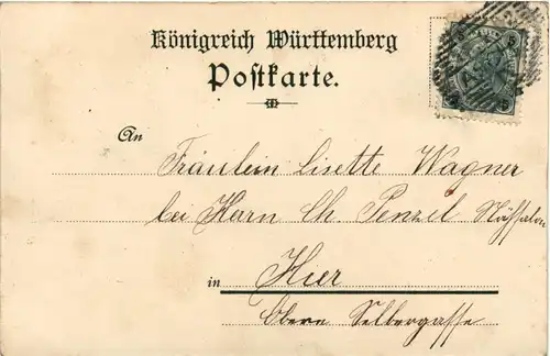 Gruss aus Heilbronn - Litho -91656