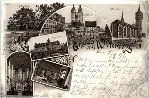 Gruss aus Wittenberg - Litho 1897 -91888