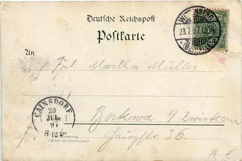 Gruss aus Wittenberg - Litho 1897 -91888